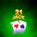 blackjack 21: classic card pvp android application logo